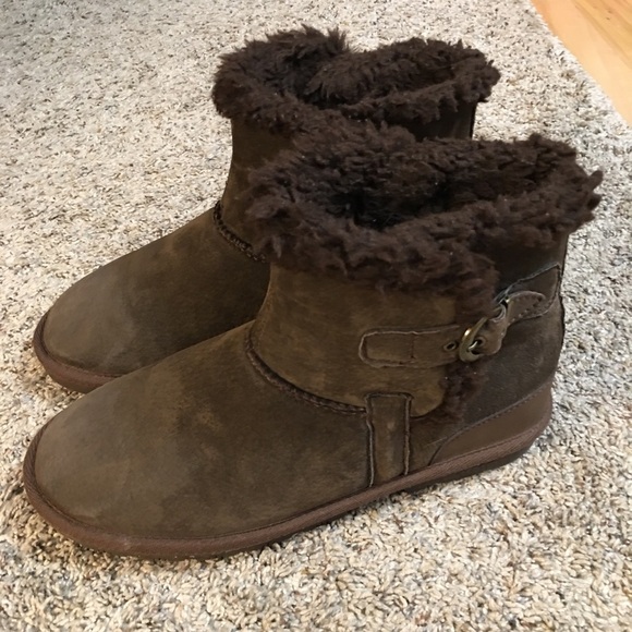 Lamo Brown Suede Winter Boots - Picture 3 of 9